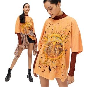 Urban Outfitters Sublime Band Shirt T-Shirt Dress Oversized Distressed One Size